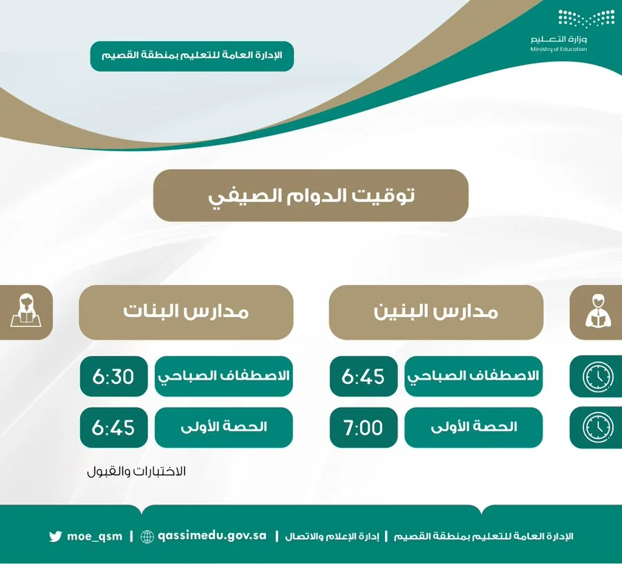 متى الدوام الصيفي للمدارس 1445 .. وزارة التعليم السعودية تُوضح