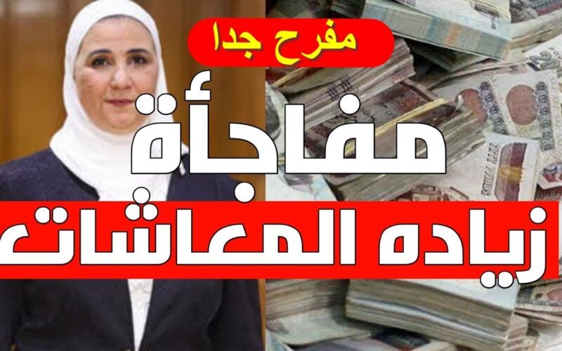 زيادة المعاشات 2024 في مصر لشهر يونيو بالرقم القومي عبر nosi.gov.eg