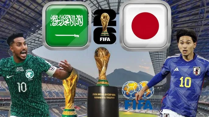 موعد مباراة السعودية ضد اليابان في تصفيات كأس العالم آسيا والقنوات الناقلة