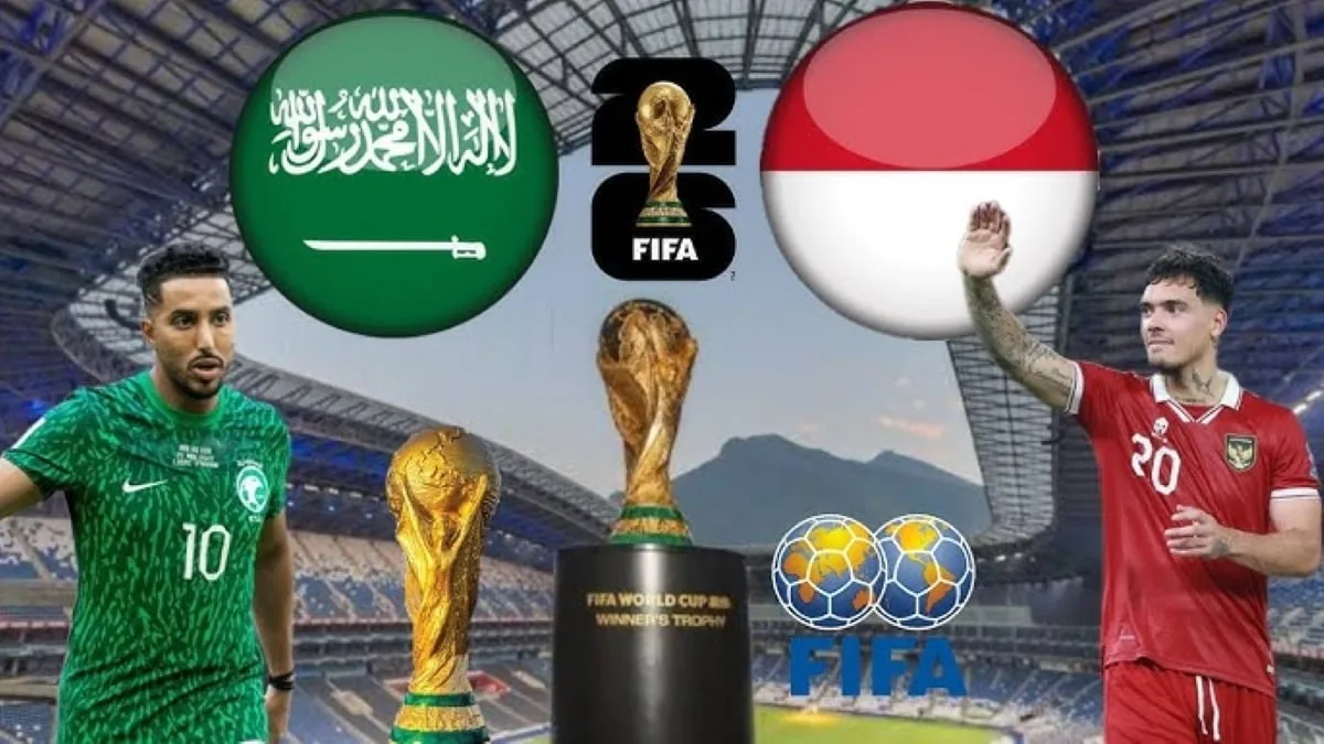 موعد مباراة إندونيسيا ضد السعودية في تصفيات كأس العالم 2026 والقنوات الناقلة